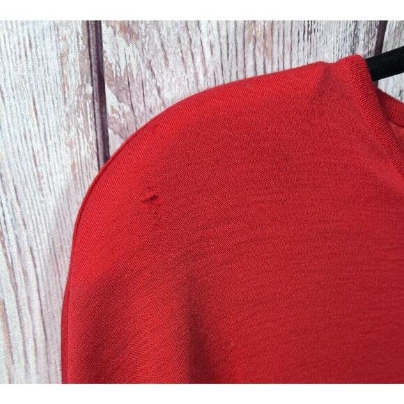 Collections Michelle Stuart Vintage Dress Pencil Skirt Red Black 80s Halloween M - Picture 7 of 11